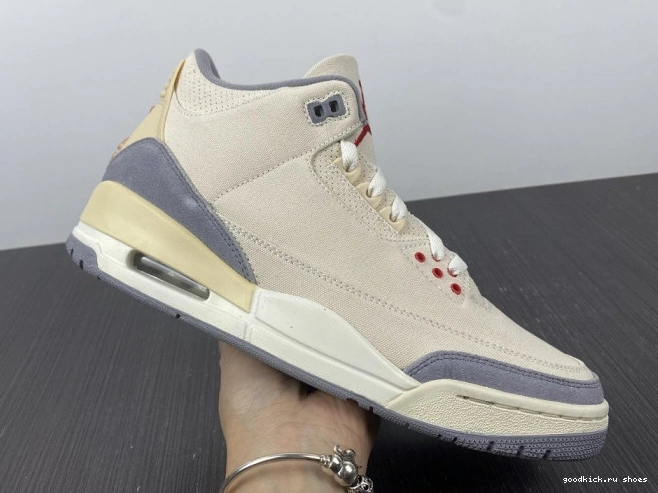 Retro DH7139-100 Muslin Jordan Air 3 0821